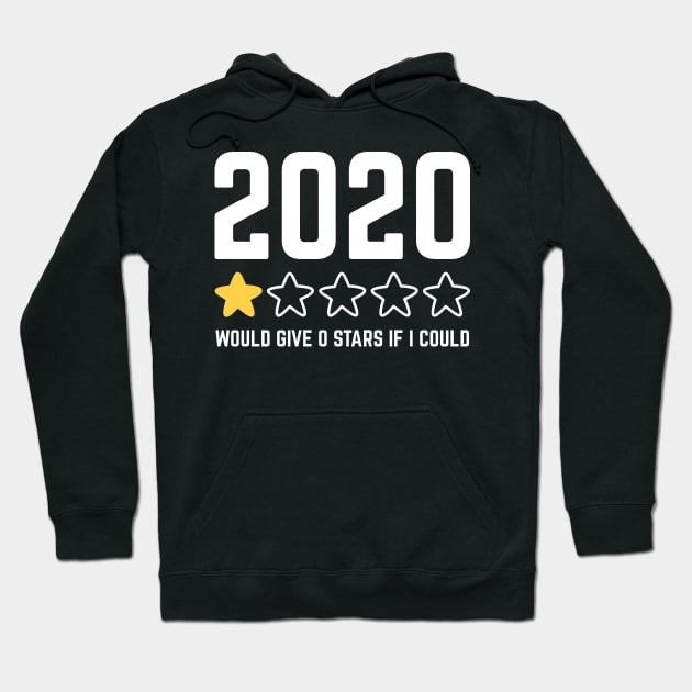 2020 Review - Funny One Star Rating Hoodie by thingsandthings